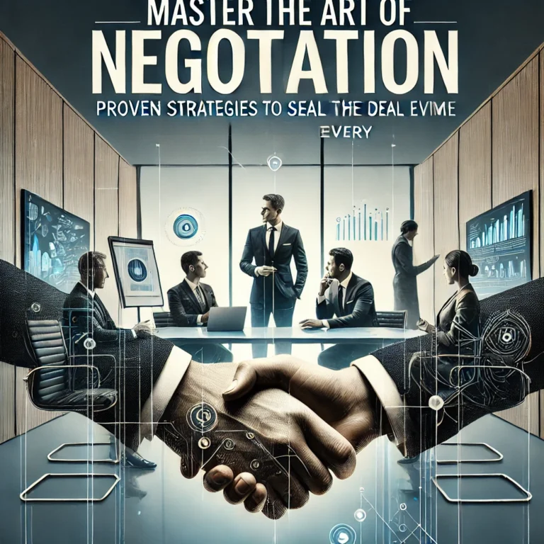 Master the Art of Negotiation: Proven Strategies to Seal the Deal Every Time