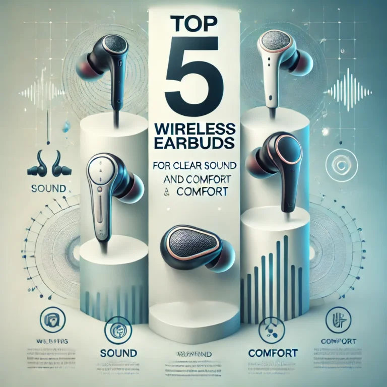 Top 5 Wireless Earbuds for Clear Sound and Comfort